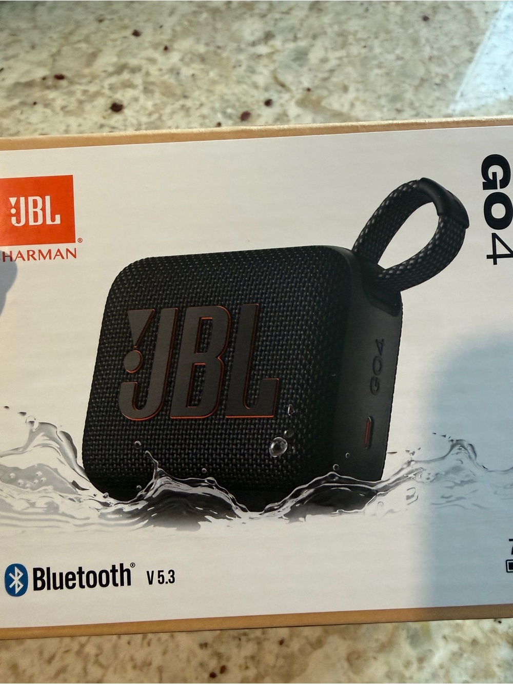 JBL GO 4 Portable Bluetooth Speaker - Black